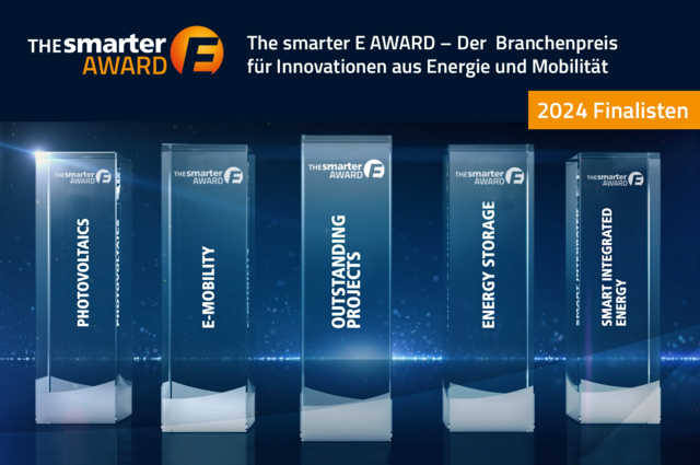 The Smarter E Award 2024: Finalisten zeigen wegweisende Lösung für eine erneuerbare Energieversorgung 24/7