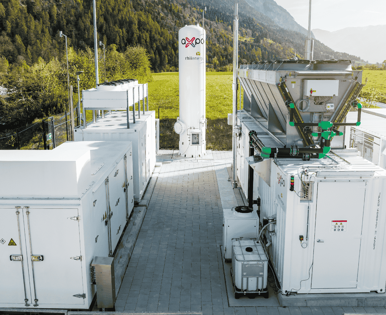 Axpo und Rhiienergie: Eröffnen grösste Produktionsanalage für grünen Wasserstoff der Schweiz